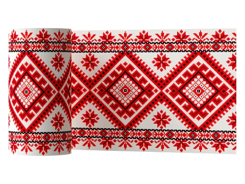 Slavic pattern wallpaper 2 colors CG テクスチャ
