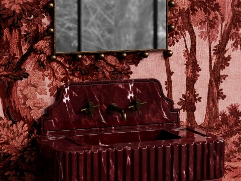 Cherry forest 3D Модель