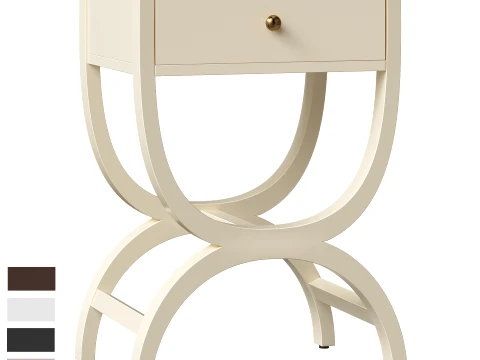 Floris bedside table set 5 colors Modèle 3D