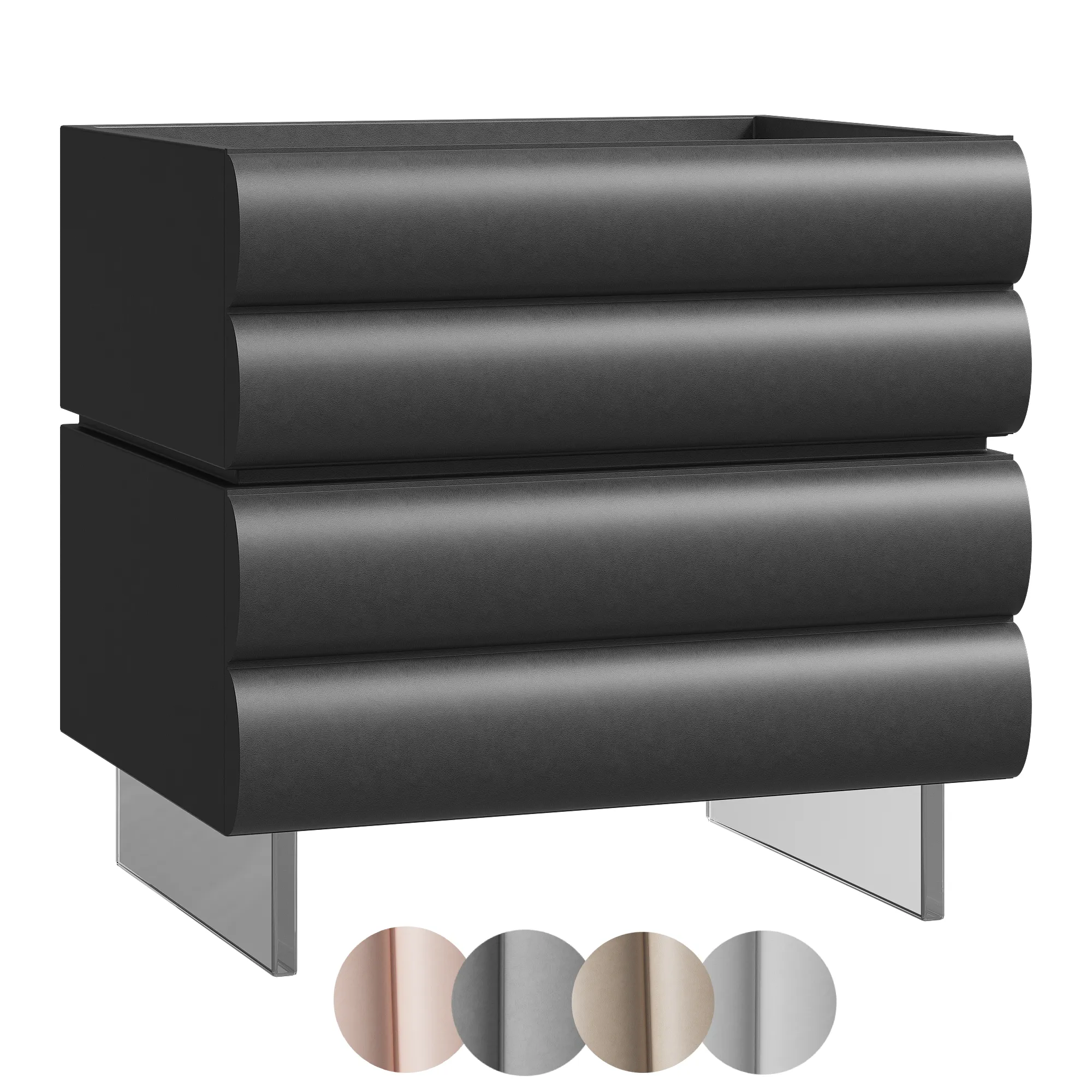 Lila side table set of 4 3D Model .c4d .max .obj .3ds .fbx .stl .blend 