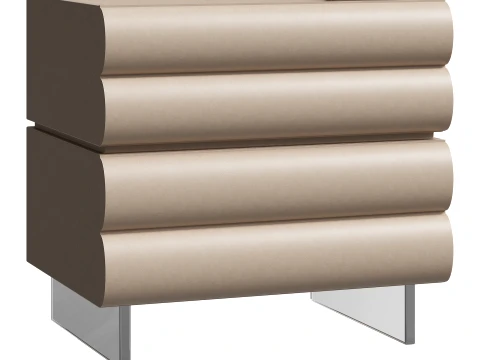 Lila side table set of 4 3D Model