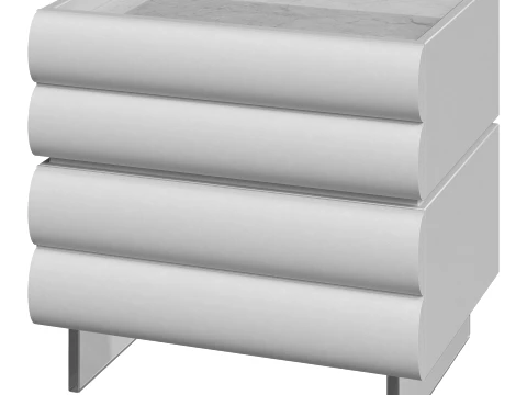 Lila side table set of 4 3D Model