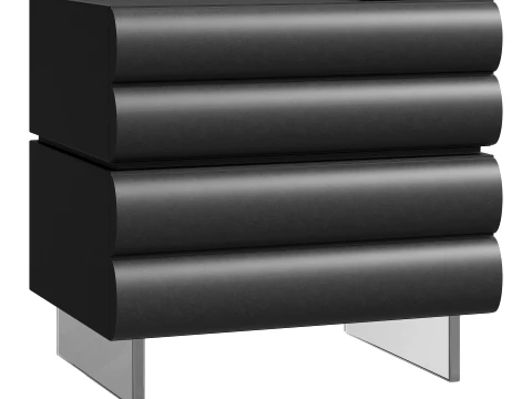 Lila side table set of 4 3D Model