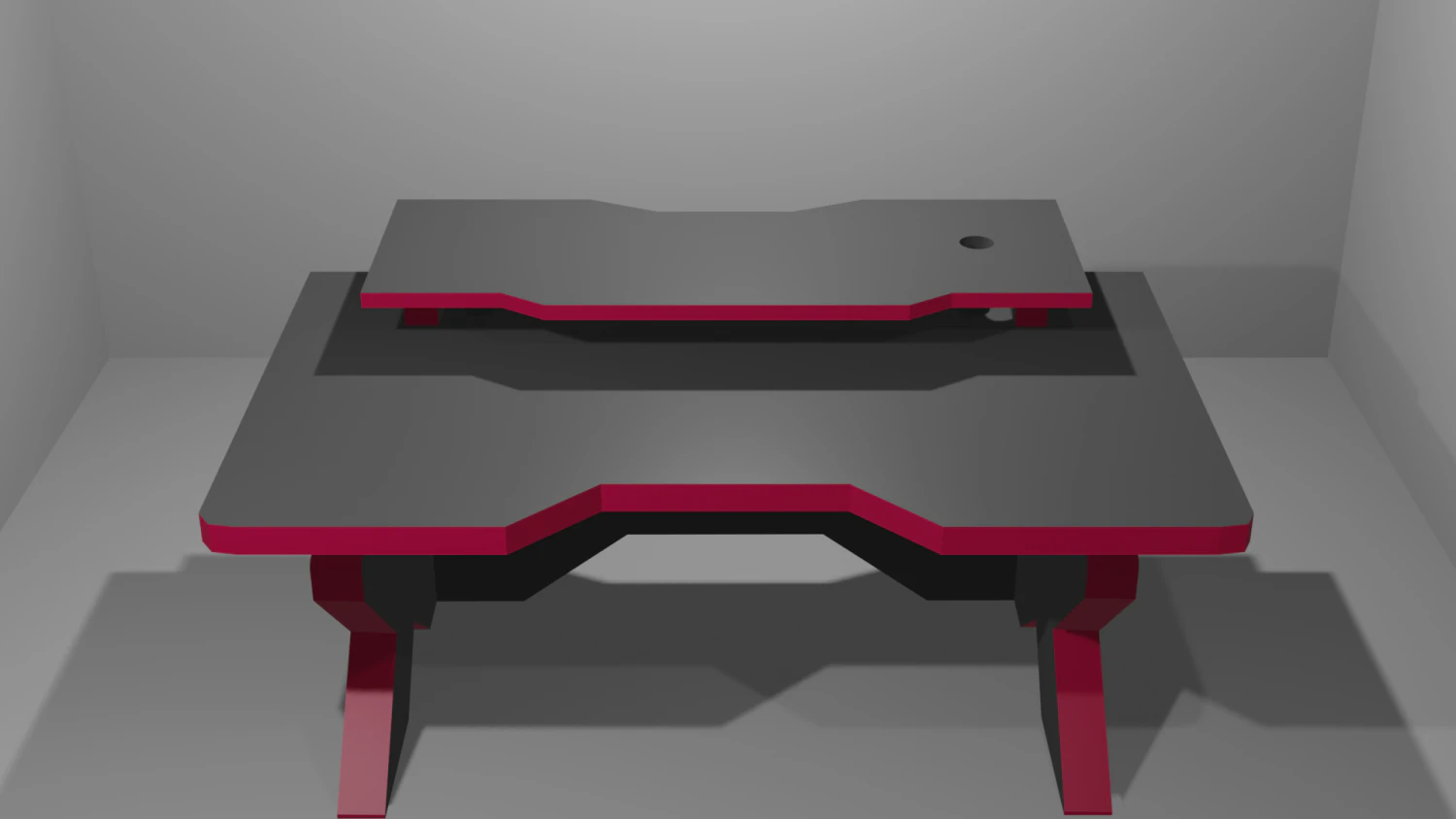 Game Table 3D Model .c4d .max .obj .3ds .fbx .stl .blend 