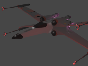 X-Wing Modelo 3D