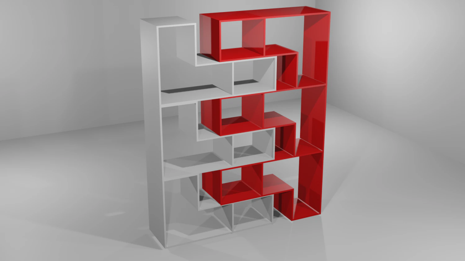 Shelf 3D Model .c4d .max .obj .3ds .fbx .stl .blend 