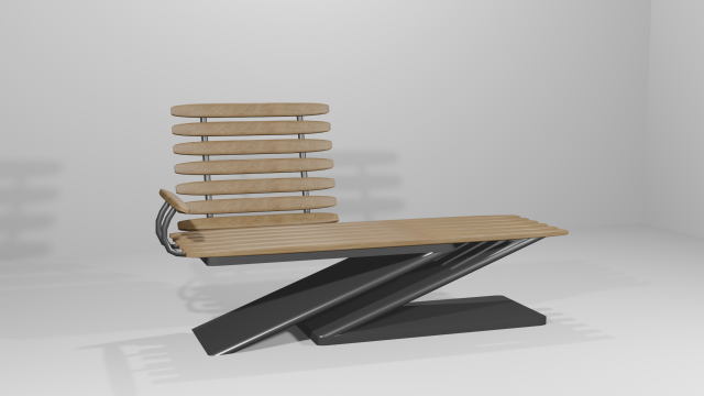 Bench Model 3D .c4d .max .obj .3ds .fbx .stl .blend 