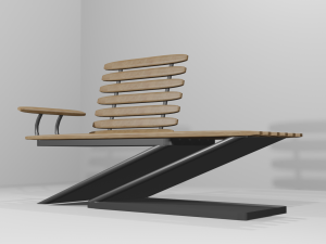 Bench Model 3D