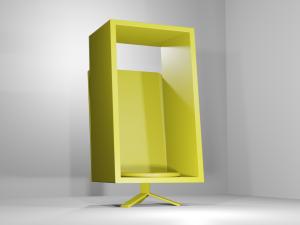 Yellow chair 3D Модель