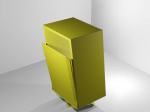 Yellow chair 3D Model