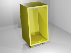 Yellow chair 3D Модель