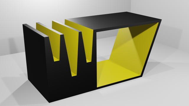 Shelf 3D Model .c4d .max .obj .3ds .fbx .stl .blend 