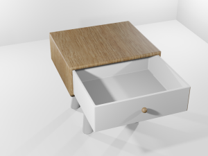 Bedside table 3D Model
