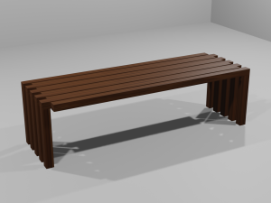 Chairs table 3D Model