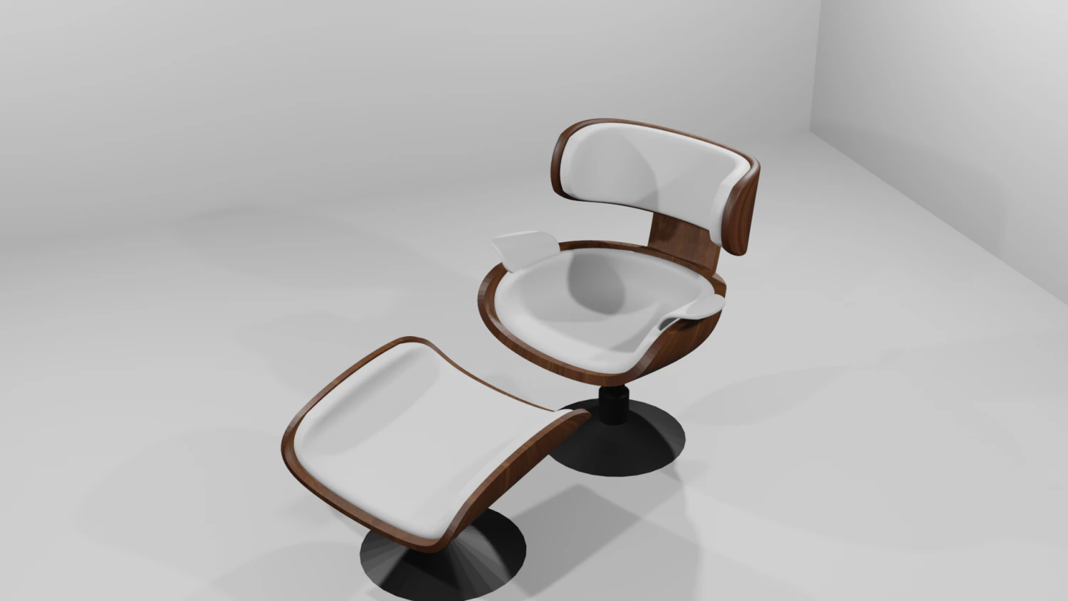Armchair 3D Model .c4d .max .obj .3ds .fbx .stl .blend 