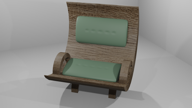 Armchair 3D मॉडल .c4d .max .obj .3ds .fbx .stl .blend 