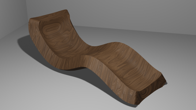Deck chair 3D Model .c4d .max .obj .3ds .fbx .stl .blend 