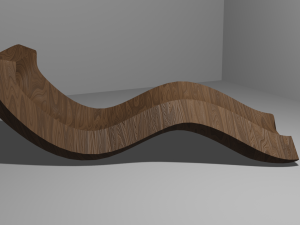 Deck chair 3D Model