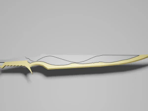 Spada Modello 3D