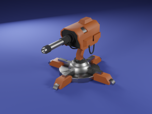 Turret 3D Model