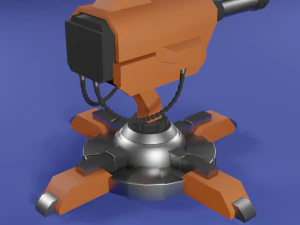 Turret 3D Model
