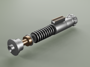 Lukes lightsaber 3D Model