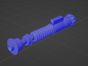 Lukes lightsaber 3D Model