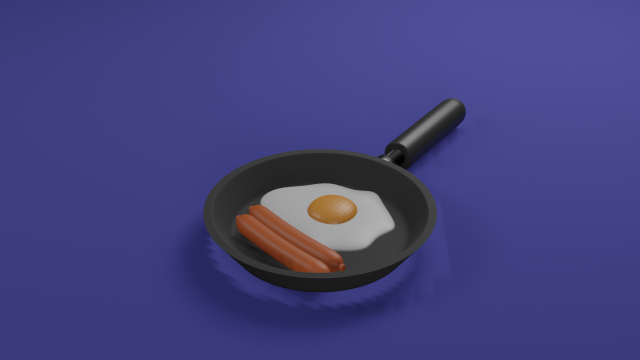 Breakfast Modèle 3D .c4d .max .obj .3ds .fbx .stl .blend 
