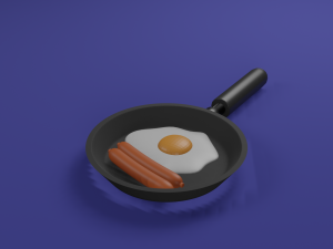 Breakfast Modello 3D