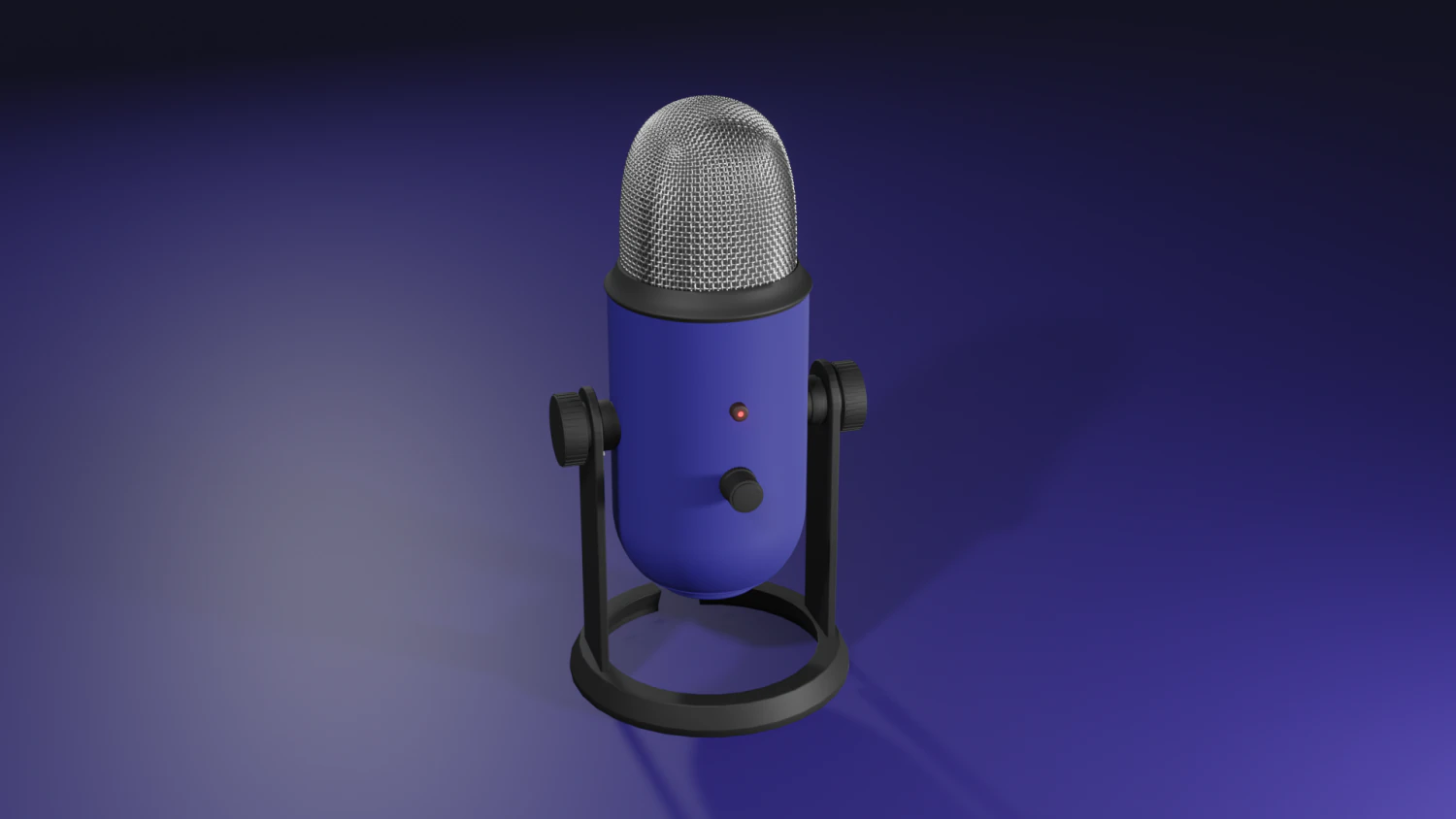 Microfono Modello 3D .c4d .max .obj .3ds .fbx .stl .blend 