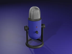 Microphone 3D Model