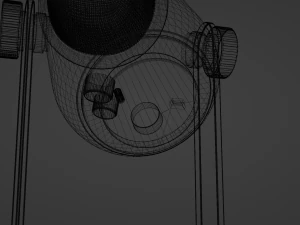 Microfono Modello 3D