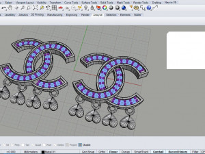 Earing Chanel 1002 3D Baskı Modeli