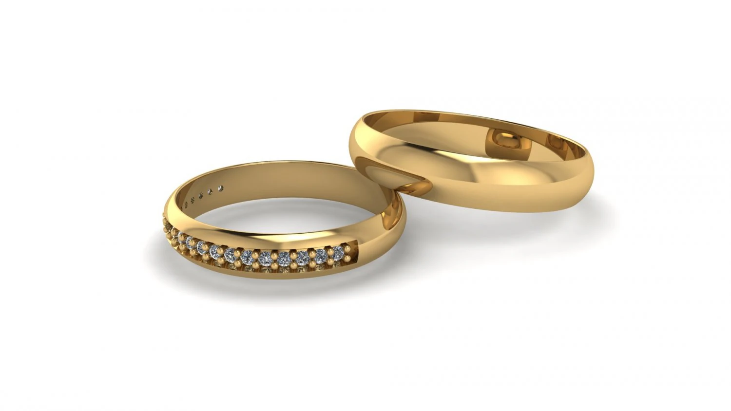 Weeding ring 001 3D Print Model .c4d .max .obj .3ds .fbx .stl .blend 