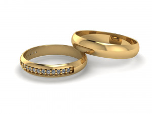 Weeding ring 001 3D Print Model