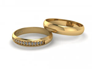 Weeding ring 001 3D Print Model