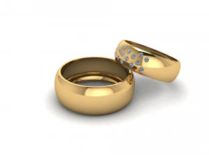 Weeding ring 005 3D Print Model