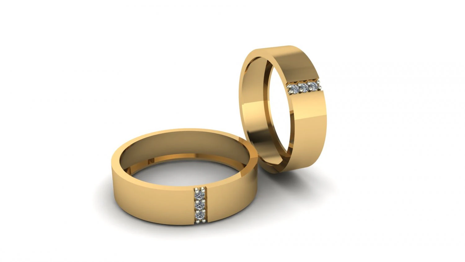 Weeding ring 006 3D Print Model .c4d .max .obj .3ds .fbx .stl .blend 