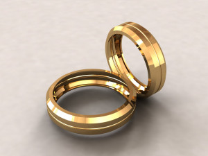 Weeding ring 007 Modèles 3D en vedette