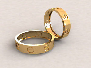 Weeding ring 008 3D Print Model