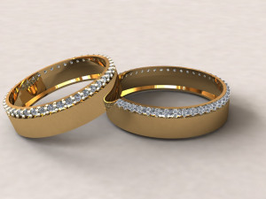 Weeding ring 009 3D Print Model