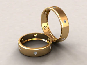 Weeding ring 010 3D Print Model