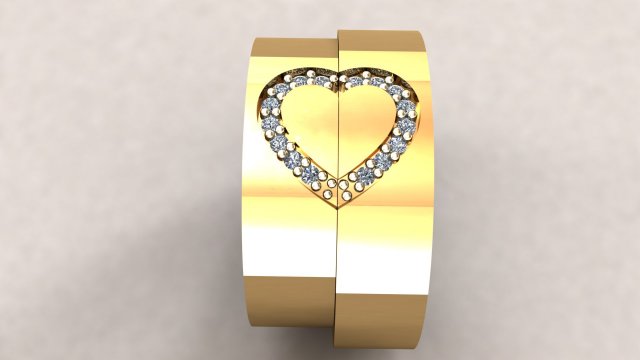 Weeding ring 012 3D Принт Модель .c4d .max .obj .3ds .fbx .stl .blend
