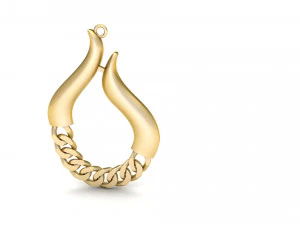 Half set necklace 3D Print Model