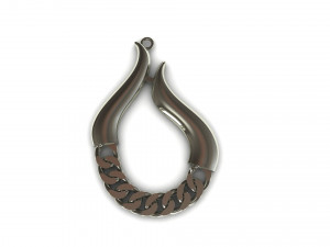 Half set necklace 3D 프린트 모델