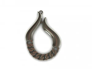 Half set necklace 3D Print Model