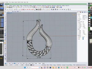 Half set necklace 3D Print Model