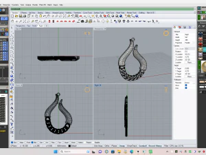 Half set necklace 3D Print Model