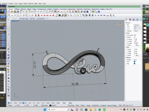 Love pendant 3D 프린트 모델