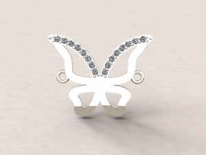 Butterfly Pendant Modèles 3D en vedette